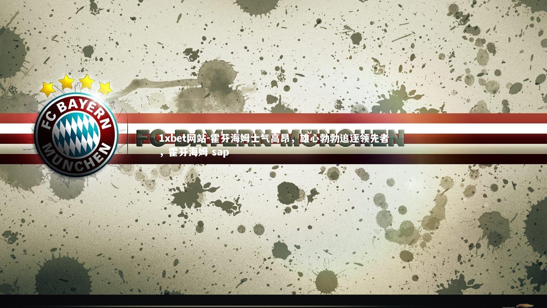 1xbet网站-霍芬海姆士气高昂,雄心勃勃追逐领先者,霍芬海姆 sap